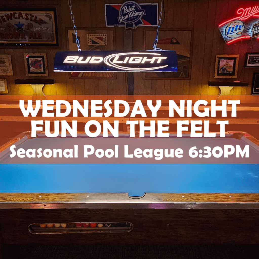 Wednesday Night Fun on the Felt Pool League